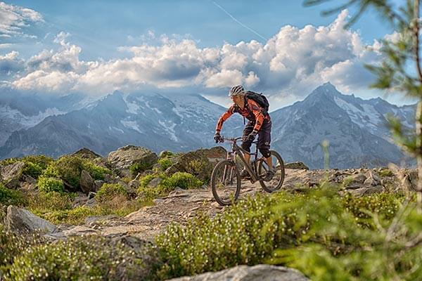 Mountainbike in Valle Aurina